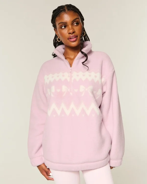 Bluza z zamkiem 1/4 Gilly Hicks Sherpa Bluza z zamkiem 1/4 Gilly Hicks Sherpa