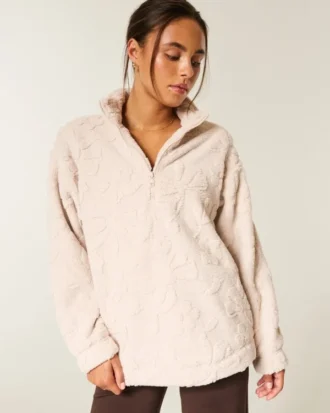 Bluza z zamkiem 1/4 Gilly Hicks Sherpa