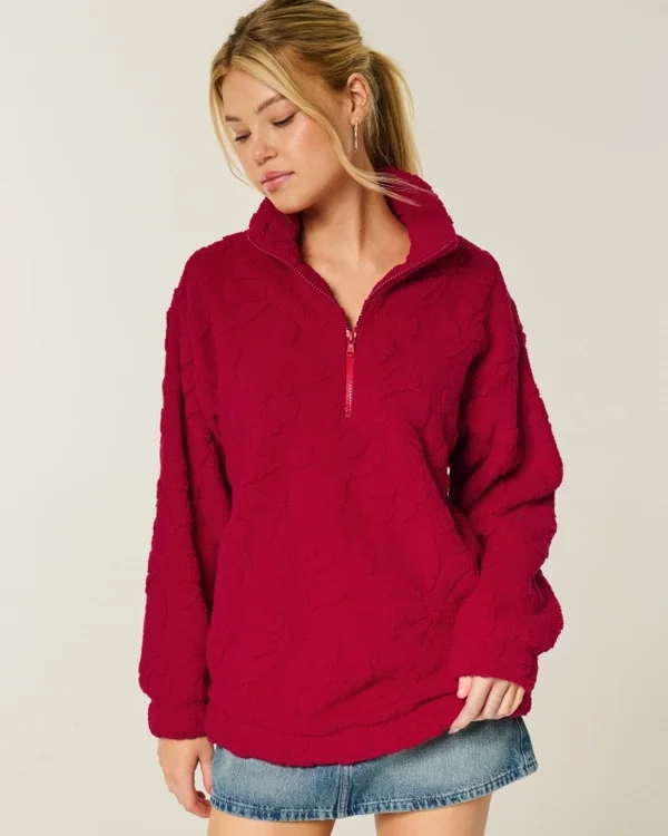 Bluza z zamkiem 1/4 Gilly Hicks Sherpa Bluza z zamkiem 1/4 Gilly Hicks Sherpa
