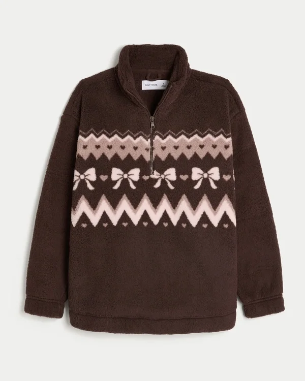 Bluza z zamkiem 1/4 Gilly Hicks Sherpa Bluza z zamkiem 1/4 Gilly Hicks Sherpa