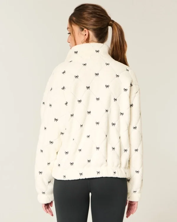 Bluza z zamkiem błyskawicznym i haftem Gilly Hicks Bluza z zamkiem błyskawicznym i haftem Gilly Hicks