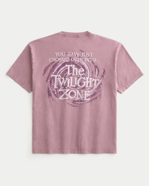 Boxy Cotton Koszulka z grafiką Twilight Zone Boxy Cotton Koszulka z grafiką Twilight Zone