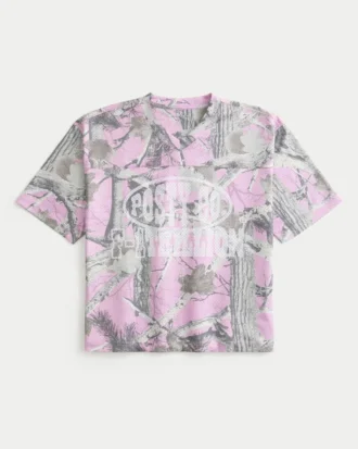 Boxy Crop Posty Co. Graphic Jersey