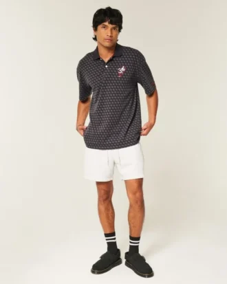 Boxy Koszulka polo z nadrukiem Ohio State University Buckeyes