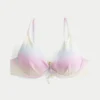 Błyszczący stanik bikini z fiszbinami Błyszczący stanik bikini z fiszbinami