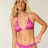 Błyszczący, wielofunkcyjny stanik bikini w kształcie trójkąta Błyszczący, wielofunkcyjny stanik bikini w kształcie trójkąta