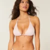 Błyszczący, wielofunkcyjny stanik bikini w kształcie trójkąta Błyszczący, wielofunkcyjny stanik bikini w kształcie trójkąta