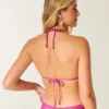 Błyszczący, wielofunkcyjny stanik bikini w kształcie trójkąta Błyszczący, wielofunkcyjny stanik bikini w kształcie trójkąta