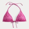 Błyszczący, wielofunkcyjny stanik bikini w kształcie trójkąta Błyszczący, wielofunkcyjny stanik bikini w kształcie trójkąta