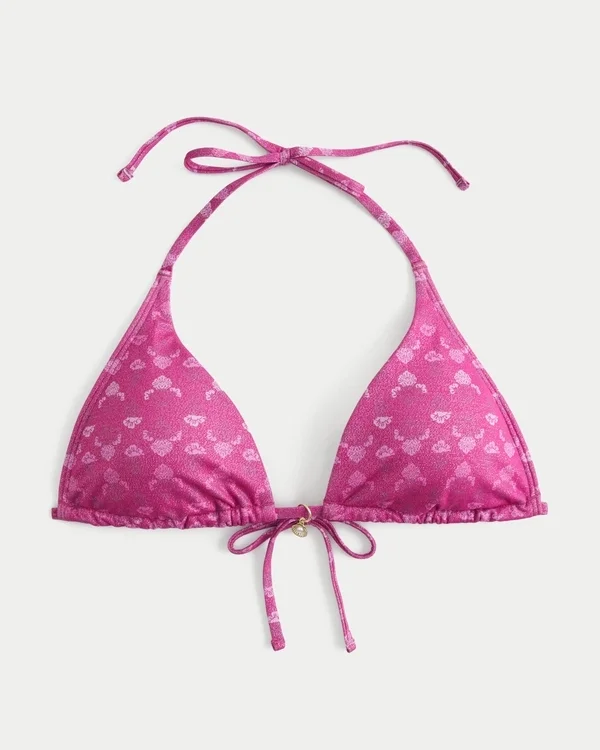 Błyszczący, wielofunkcyjny stanik bikini w kształcie trójkąta Błyszczący, wielofunkcyjny stanik bikini w kształcie trójkąta