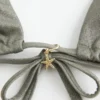 Błyszczący, wielofunkcyjny stanik bikini w kształcie trójkąta Błyszczący, wielofunkcyjny stanik bikini w kształcie trójkąta