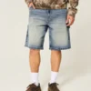 Ciemne, luźne szorty jeansowe Ciemne, luźne szorty jeansowe