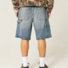 Ciemne, luźne szorty jeansowe Ciemne, luźne szorty jeansowe