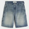 Ciemne, luźne szorty jeansowe Ciemne, luźne szorty jeansowe