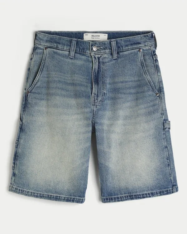 Ciemne, luźne szorty jeansowe Ciemne, luźne szorty jeansowe