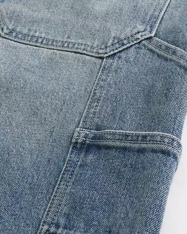 Ciemne, luźne szorty jeansowe Ciemne, luźne szorty jeansowe