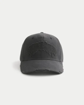 Czapka baseballowa z aplikacją w stylu vintage