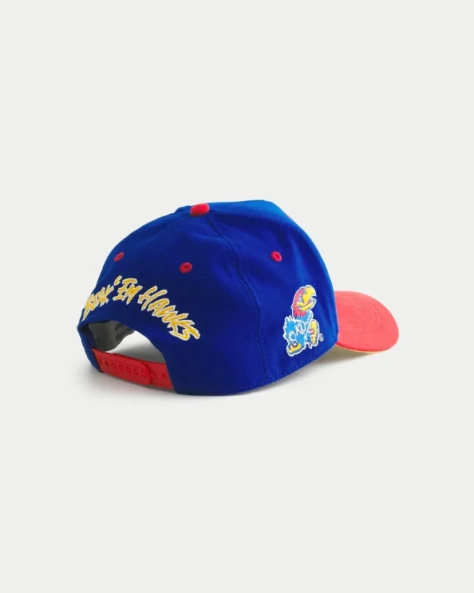 Czapka baseballowa z nadrukiem Kansas Jayhawks