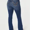 Dżinsy bootcut o średnim stanie i średnim odcieniu Dżinsy bootcut o średnim stanie i średnim odcieniu