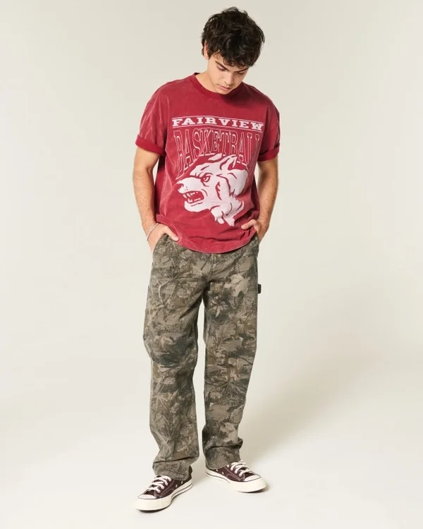 Dżinsy malarskie Camo Baggy Dżinsy malarskie Camo Baggy