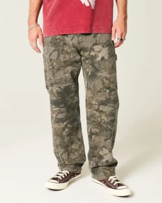 Dżinsy malarskie Camo Baggy
