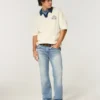 Dżinsy proste Y2K Distressed Medium Wash Dżinsy proste Y2K Distressed Medium Wash