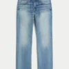 Dżinsy proste Y2K Distressed Medium Wash Dżinsy proste Y2K Distressed Medium Wash
