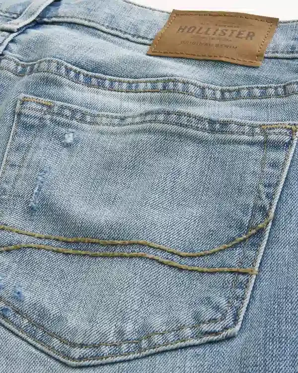 Dżinsy proste Y2K Distressed Medium Wash Dżinsy proste Y2K Distressed Medium Wash