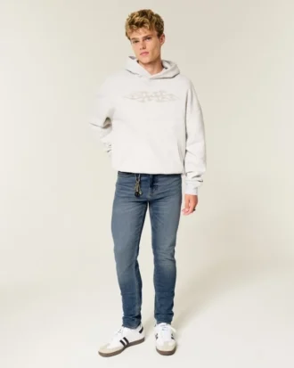 Dżinsy skinny o średnim stopniu sprania