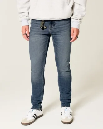 Dżinsy skinny o średnim stopniu sprania