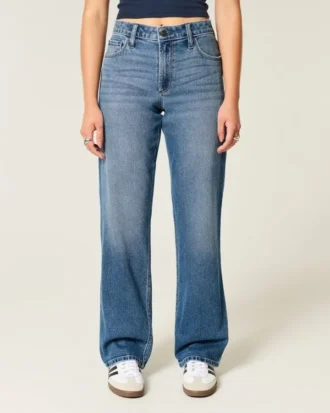 Dżinsy typu dad jeans z wysokim stanem dla kobiet o krągłych kształtach