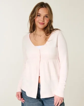 Długorękawowy kardigan Flyaway Babydoll