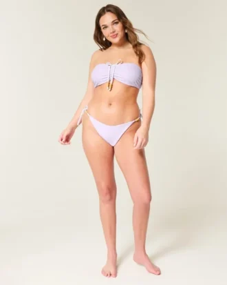 Dwustronne figi bikini z wiązaniem z boku