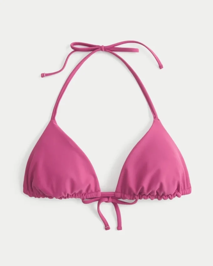 Dwustronny stanik bikini w trójkąty