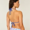 Dwustronny stanik bikini w trójkąty