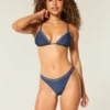Figi bikini z podwójnymi ramiączkami i koralikami