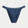 Figi bikini z podwójnymi ramiączkami i koralikami