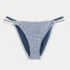 Figi bikini z podwójnymi ramiączkami i wykończeniem w stylu szydełkowym