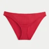 Figi bikini z prążkowanym wykończeniem