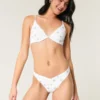 Figi bikini z wysokim wycięciem i oczkami