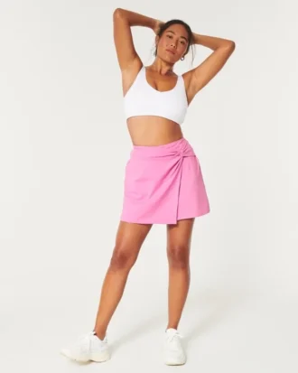 Gilly Hicks Active Recharge A-Line Twist Skortie