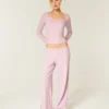 Gilly Hicks Active Recharge Baggy Pants z sercem na końcu nogawek Gilly Hicks Active Recharge Baggy Pants z sercem na końcu nogawek