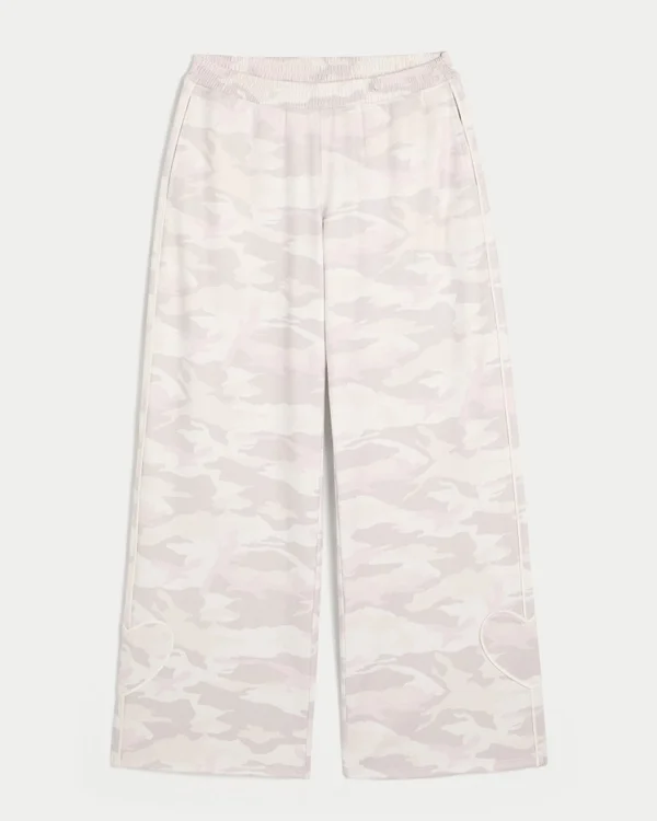 Gilly Hicks Active Recharge Baggy Pants z sercem na końcu nogawek Gilly Hicks Active Recharge Baggy Pants z sercem na końcu nogawek