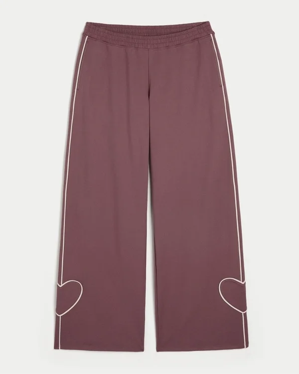 Gilly Hicks Active Recharge Baggy Pants z sercem na końcu nogawek Gilly Hicks Active Recharge Baggy Pants z sercem na końcu nogawek