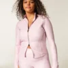 Gilly Hicks Active Recharge Bow Double Zip Jacket Gilly Hicks Active Recharge Bow Double Zip Jacket