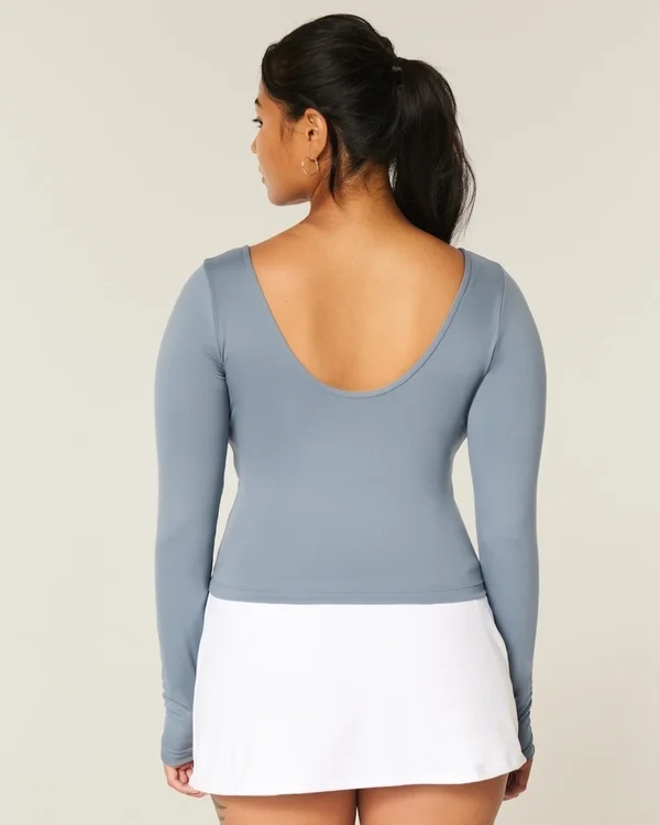 Gilly Hicks Active Recharge Cinch Sweetheart Top Gilly Hicks Active Recharge Cinch Sweetheart Top