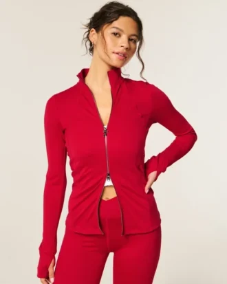 Gilly Hicks Active Recharge Slim & Snatched Full-Zip