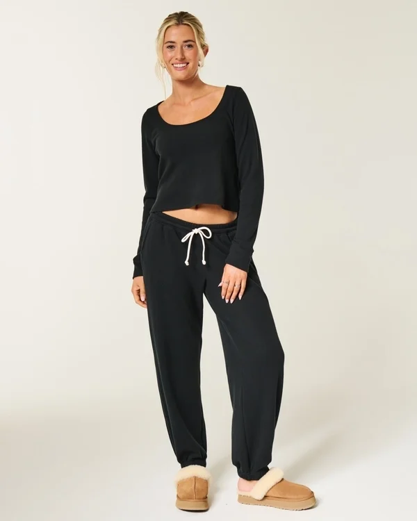 Gilly Hicks Always Cozy Waffle Baggy Joggers Gilly Hicks Always Cozy Waffle Baggy Joggers