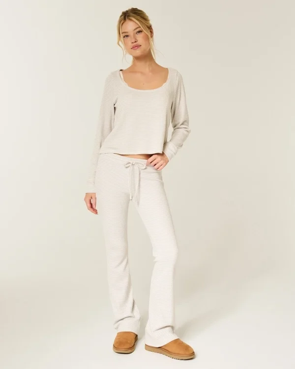 Gilly Hicks Always Cozy Waffle Bootcut Pants Gilly Hicks Always Cozy Waffle Bootcut Pants