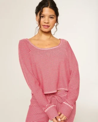 Gilly Hicks Always Cozy Waffle Long-Sleeve Scoop Top Gilly Hicks Always Cozy Waffle Long-Sleeve Scoop Top